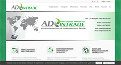 Desktop Screenshot of adintrade.hu